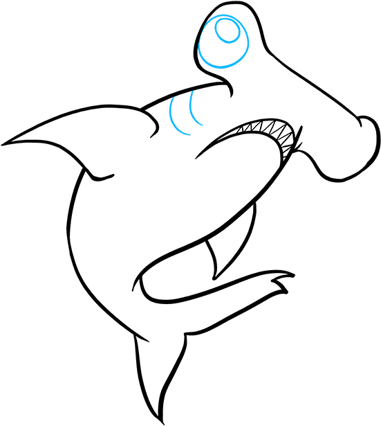 Drawing Nemo Shar Clipart (680x678), Png Download