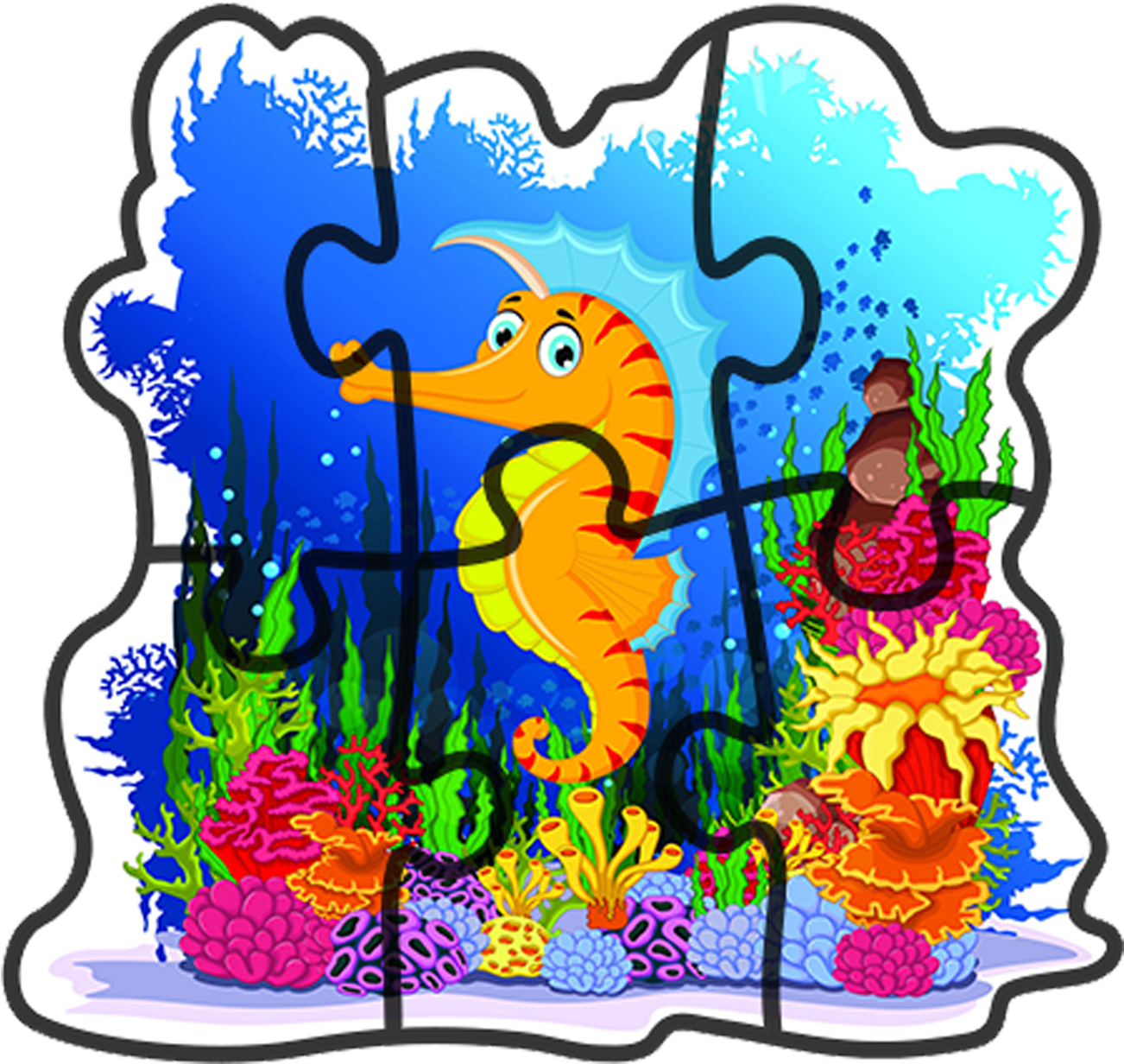Early Sea World Clipart (2400x2400), Png Download