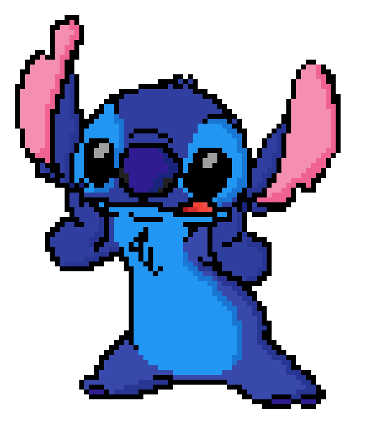 Stitch By Drawingtime Clipart (1000x1000), Png Download