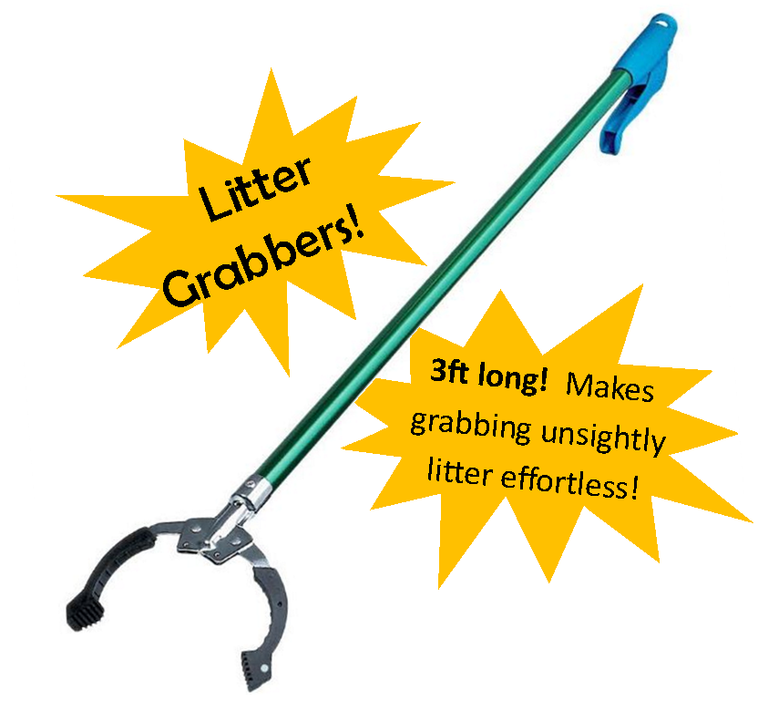 Litter Grabbers For Blitz Clean-ups Clipart (845x790), Png Download