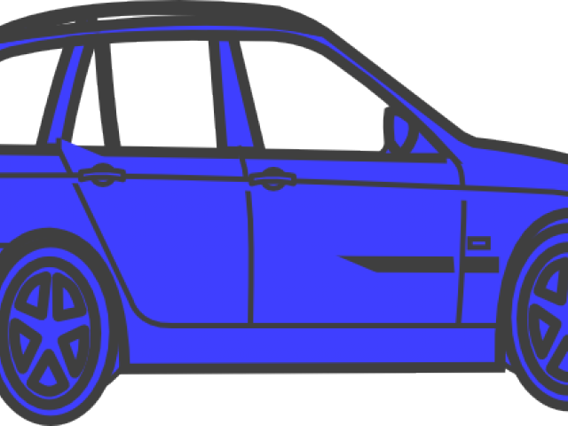 Blue Car Clipart Topview - Png Download (640x480), Png Download