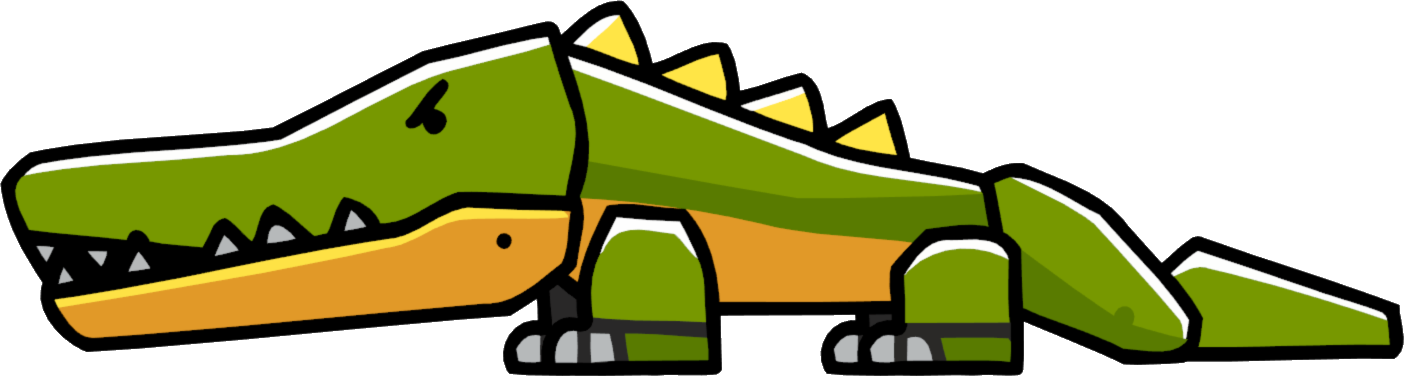 Crocodile Clipart (1404x376), Png Download