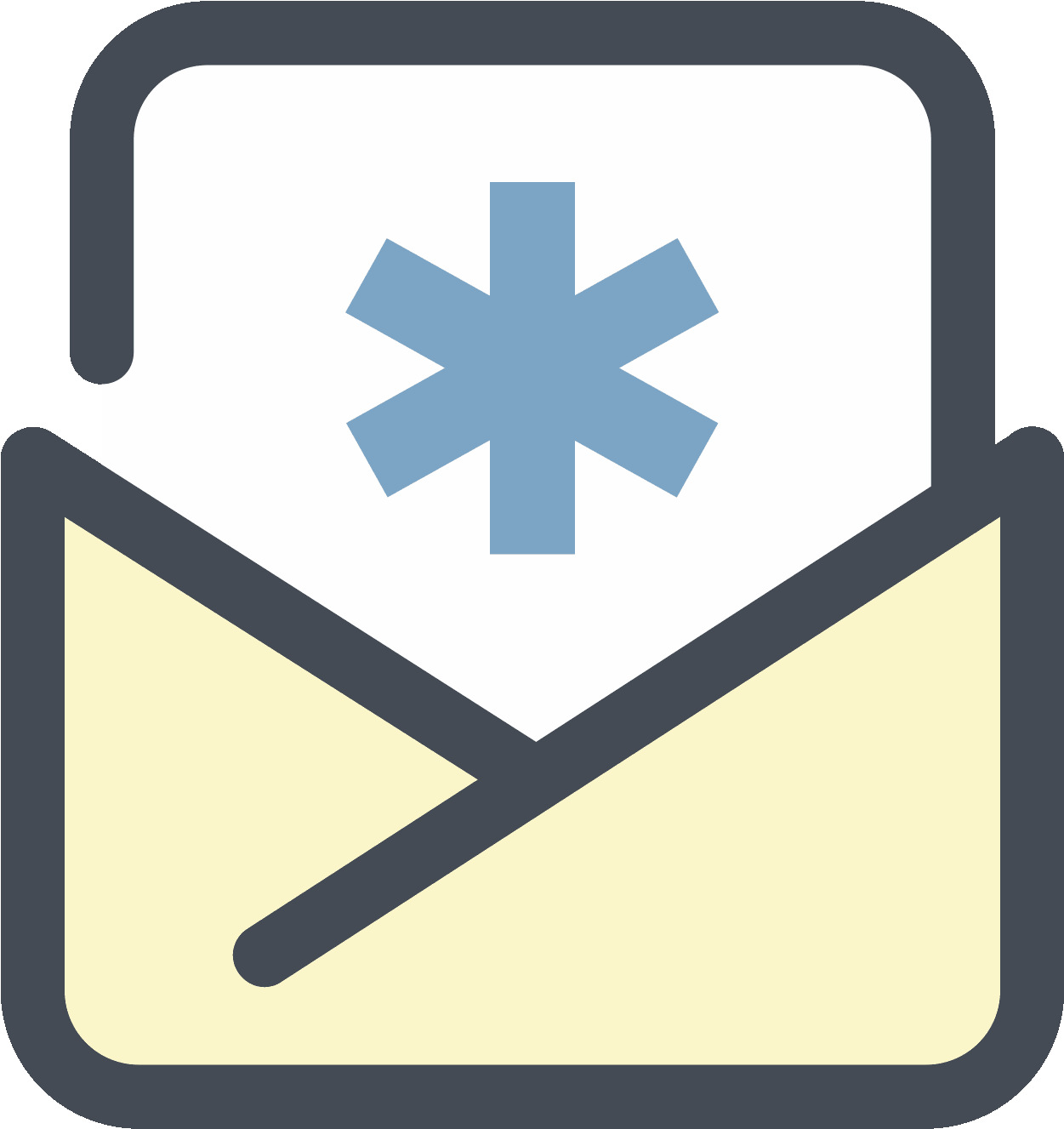 Letter From Hospital Icon Clipart (1600x1600), Png Download