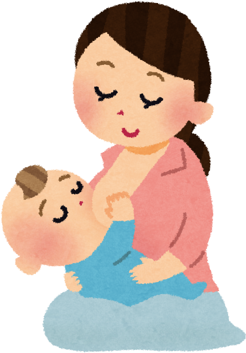 Breast Clipart Mother Breastfeeding Baby - Png Download (629x744), Png Download