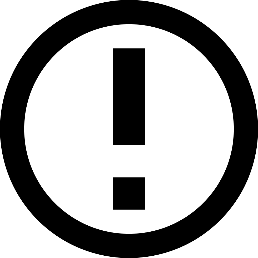 Notification Warning Notice Svg Clipart (980x980), Png Download