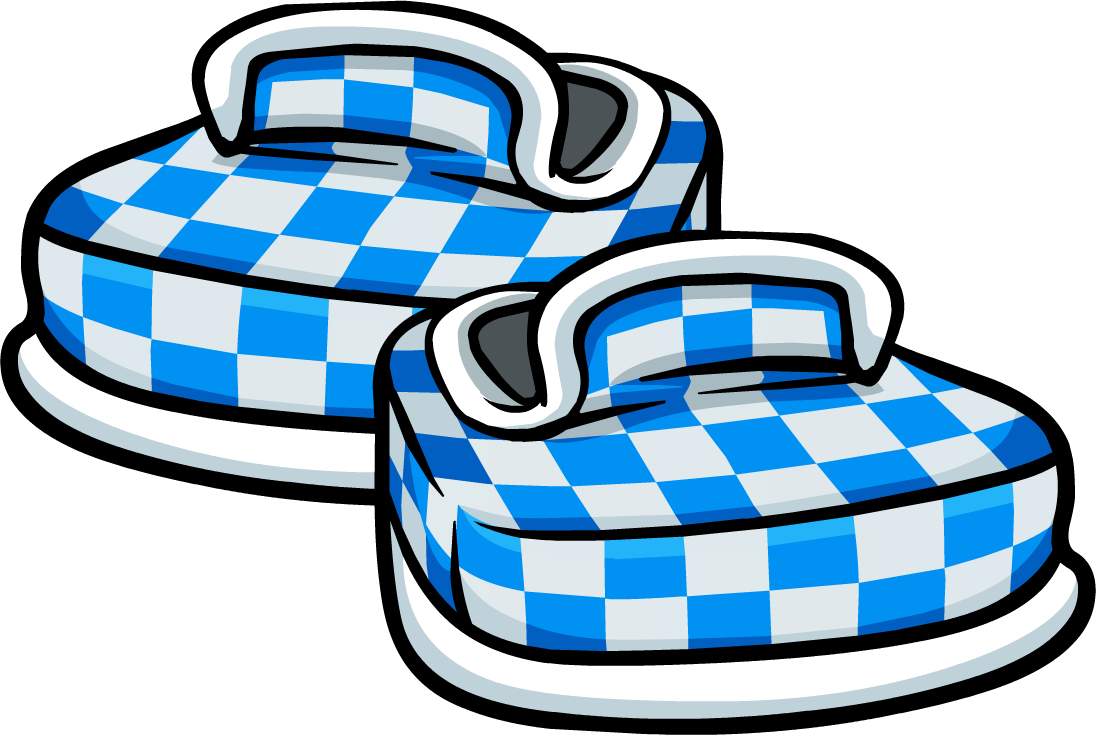 Blue Checkered Shoes Clipart (1096x735), Png Download