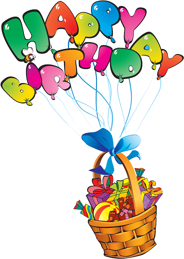 Happy Birthday Images, Happy Birthday Ballons, Birthday Clipart (674x910), Png Download