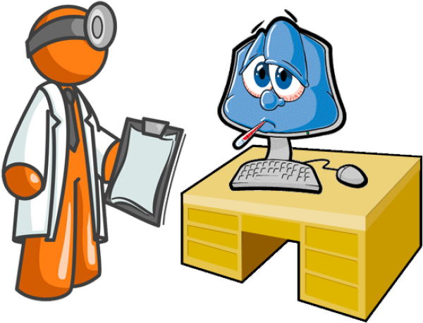The Doctor Clipart Computer - Png Download (640x480), Png Download