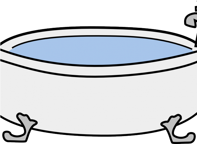 Bathtub Clipart Cold Bath - Png Download (640x480), Png Download