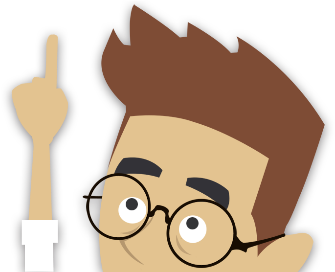 Person Who Points Up Clipart (720x555), Png Download