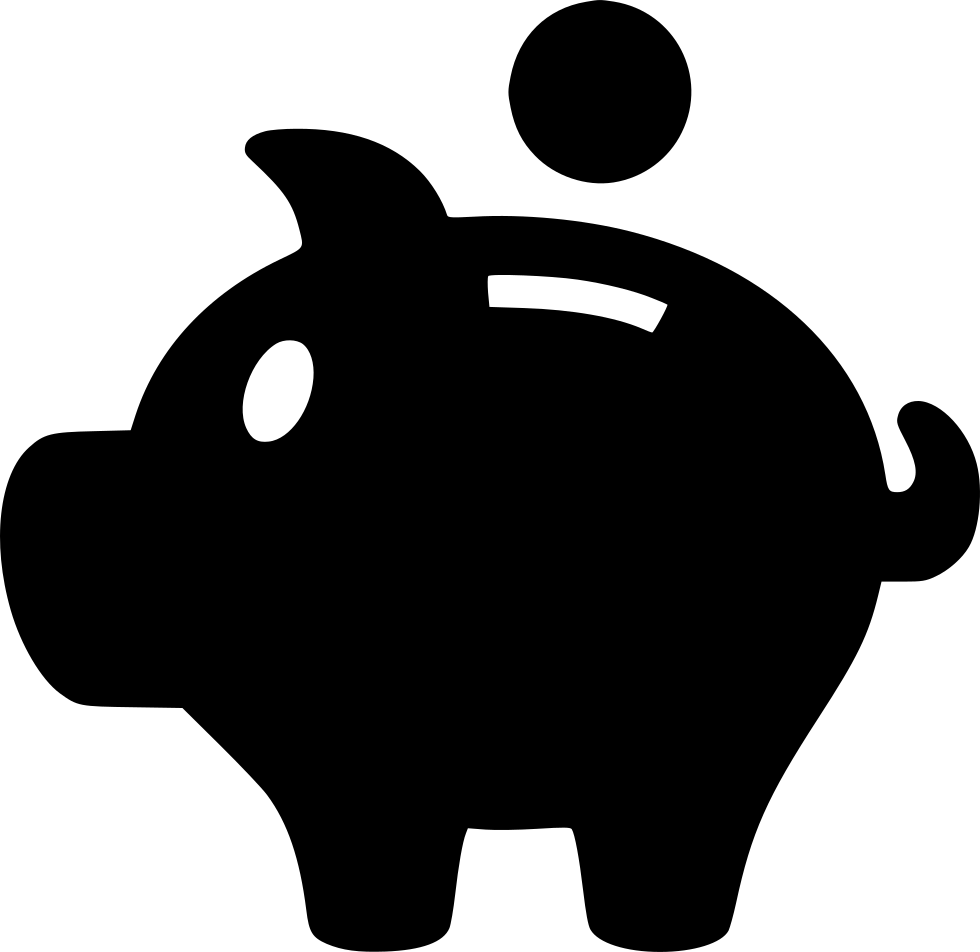 Piggy Bank Side Comments Clipart (980x952), Png Download