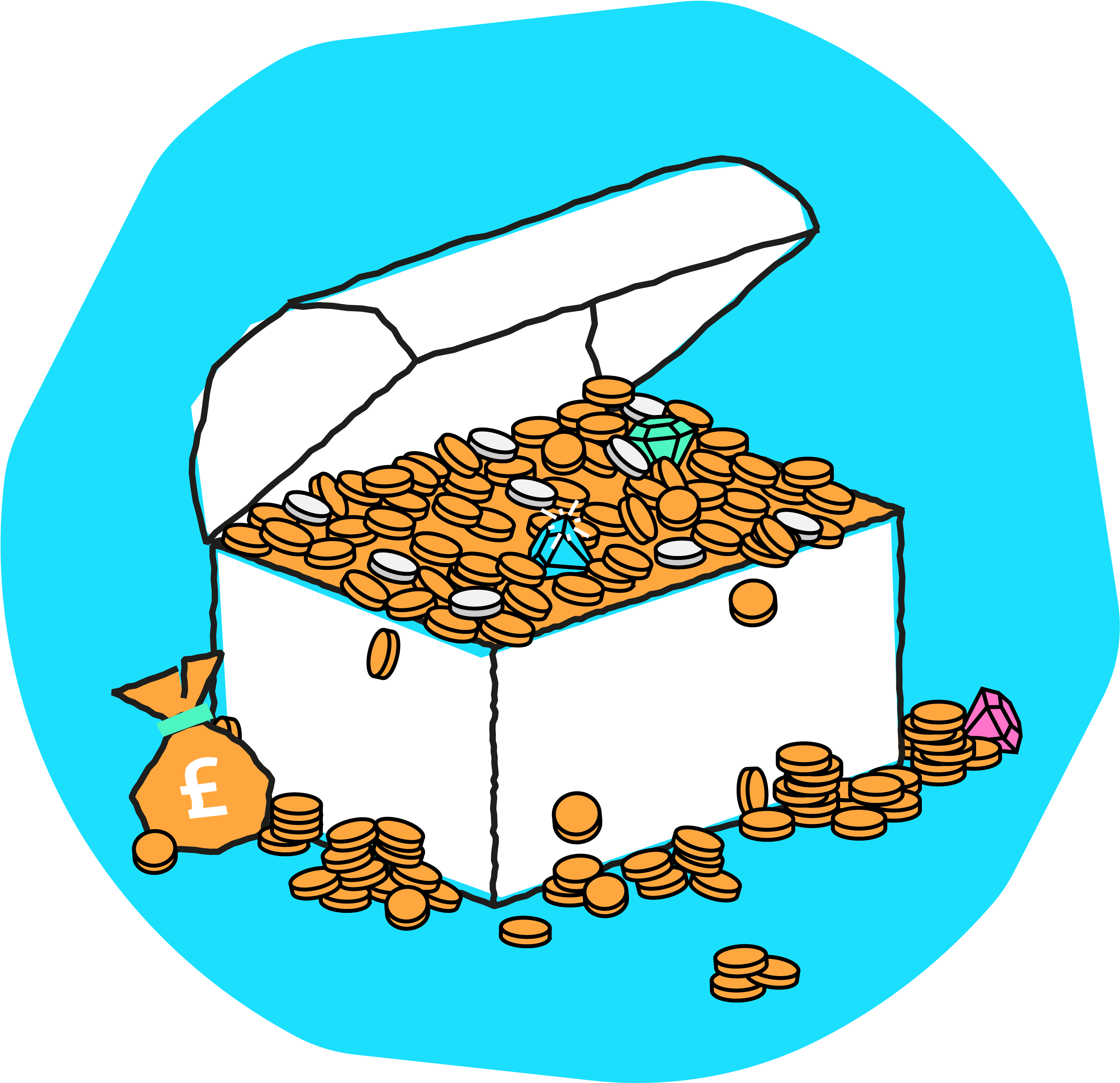 Tandem Bank Savings Clipart (3000x3000), Png Download