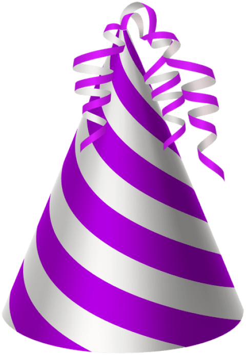 Free Png Party Hat Purple Png Images Transparent Clipart (480x693), Png Download