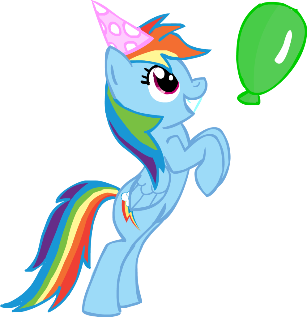 Chir-miru, Backwards Cutie Mark, Balloon, Hat, Party Clipart (993x1024), Png Download