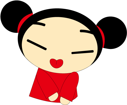 Doll Vector Korean Cartoon Clipart (567x567), Png Download