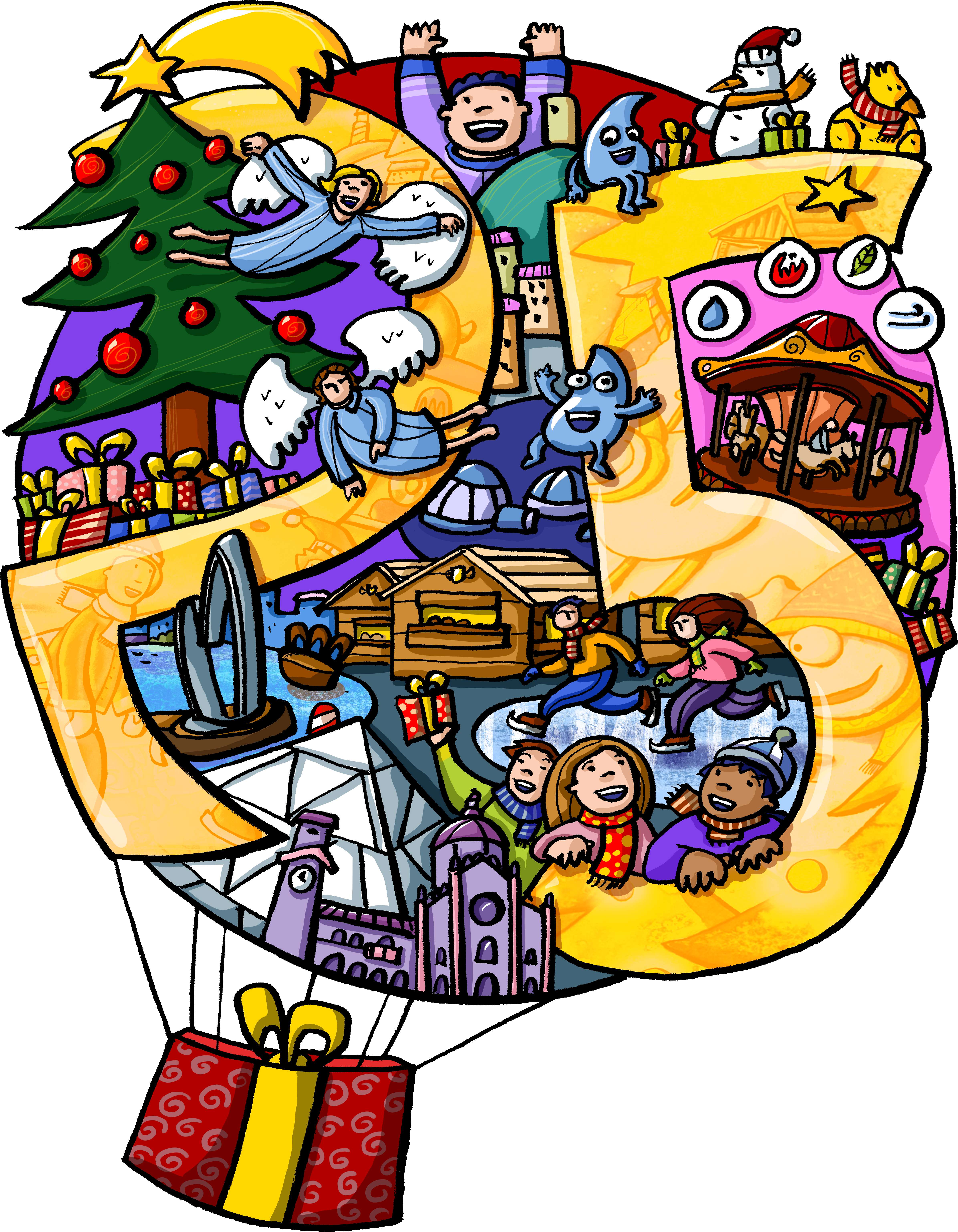 La Città Dei Balocchi Clipart (4862x6384), Png Download