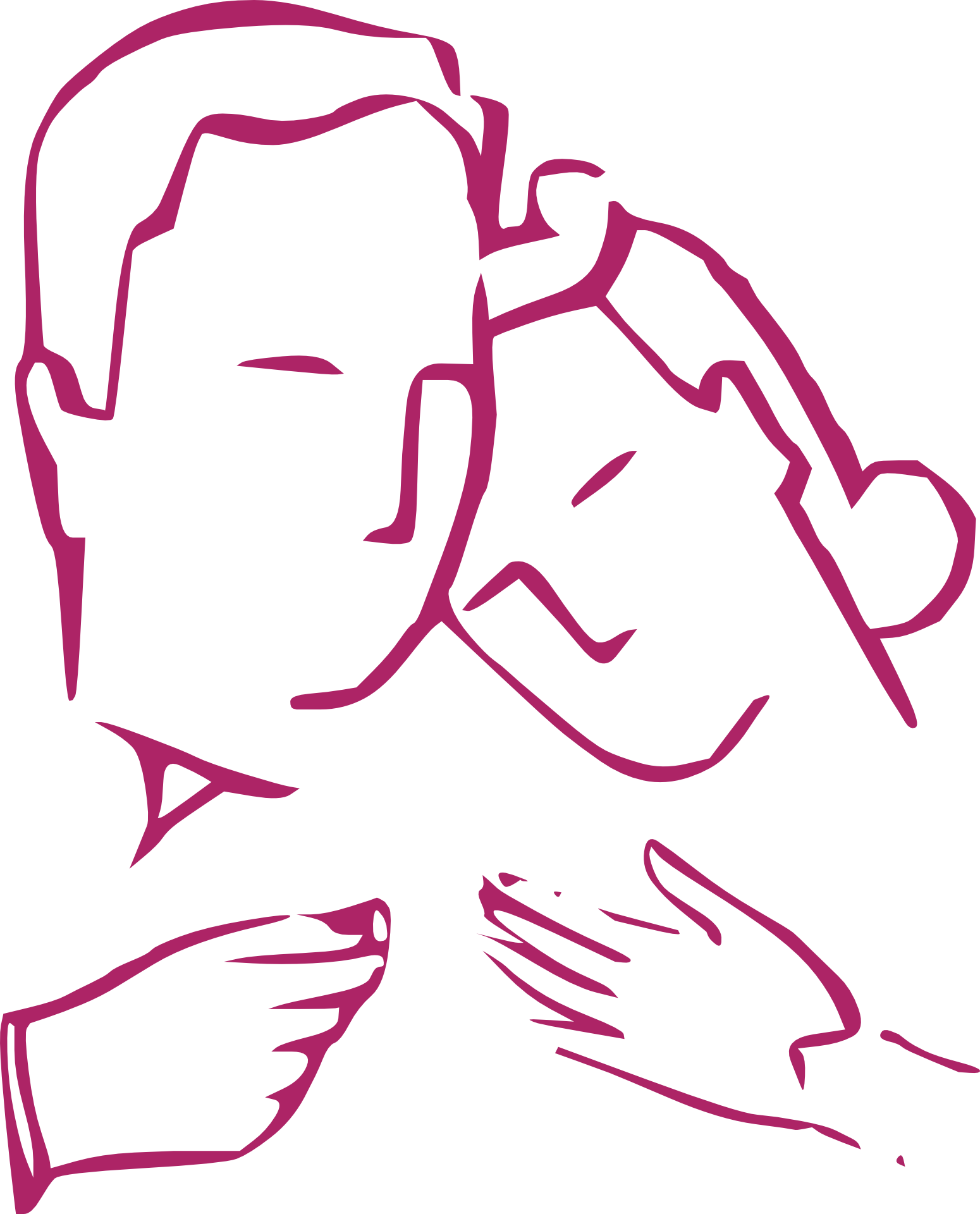 Wife Husband Marriage Couple Love Clipart (1550x1920), Png Download