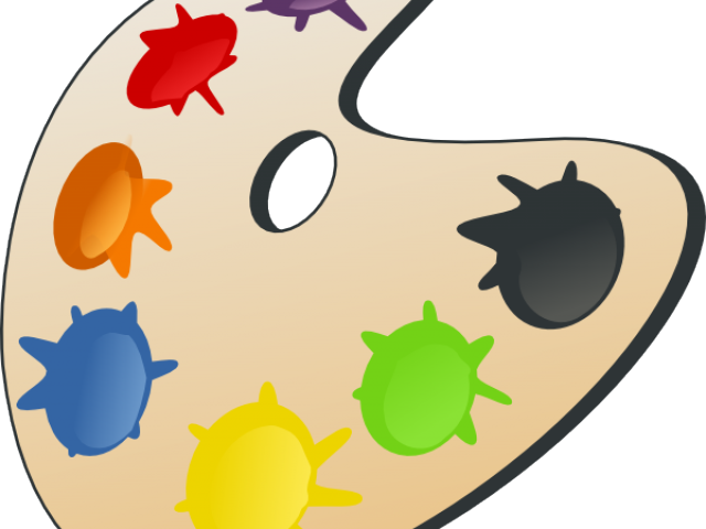 Colours Clipart Color Pallet - Png Download (640x480), Png Download