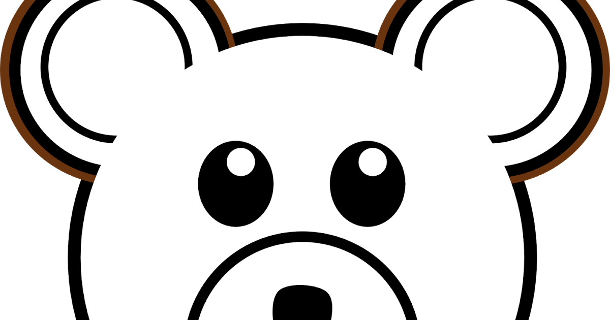 Teddy Bear Head Clip Art For Desktop - Png Download (1200x630), Png Download