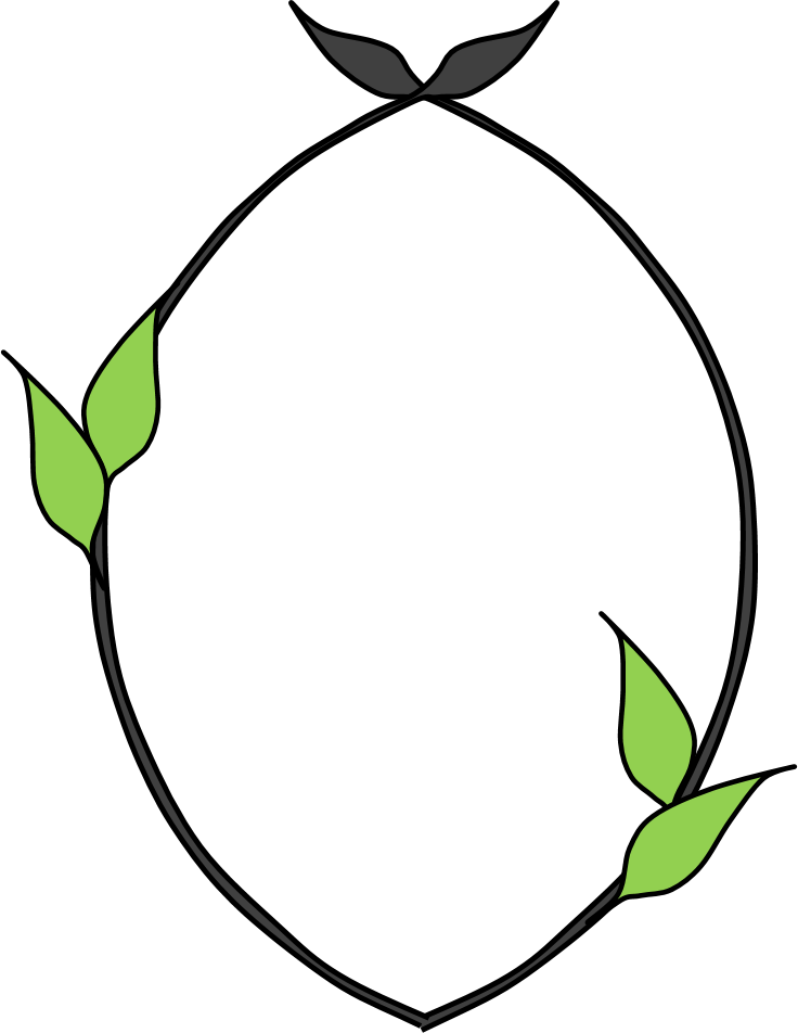 Download Leaf Frame Border Clipart (736x952), Png Download