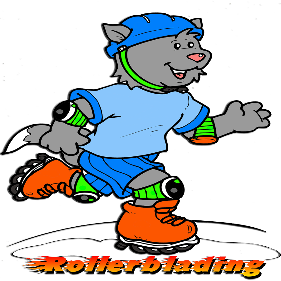Rollerblading Kid's T-shirts & Gifts Clipart (900x900), Png Download