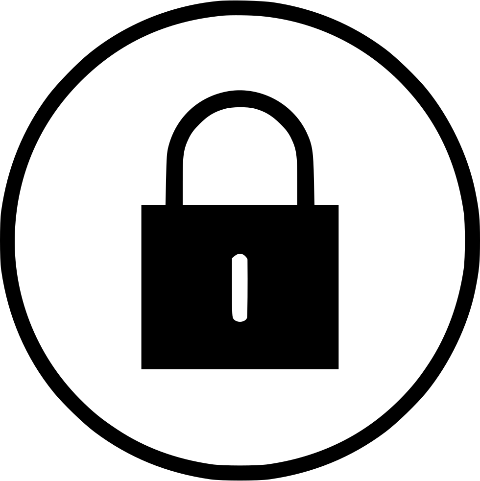 Lock Bolt Catch Secure Clipart (980x982), Png Download