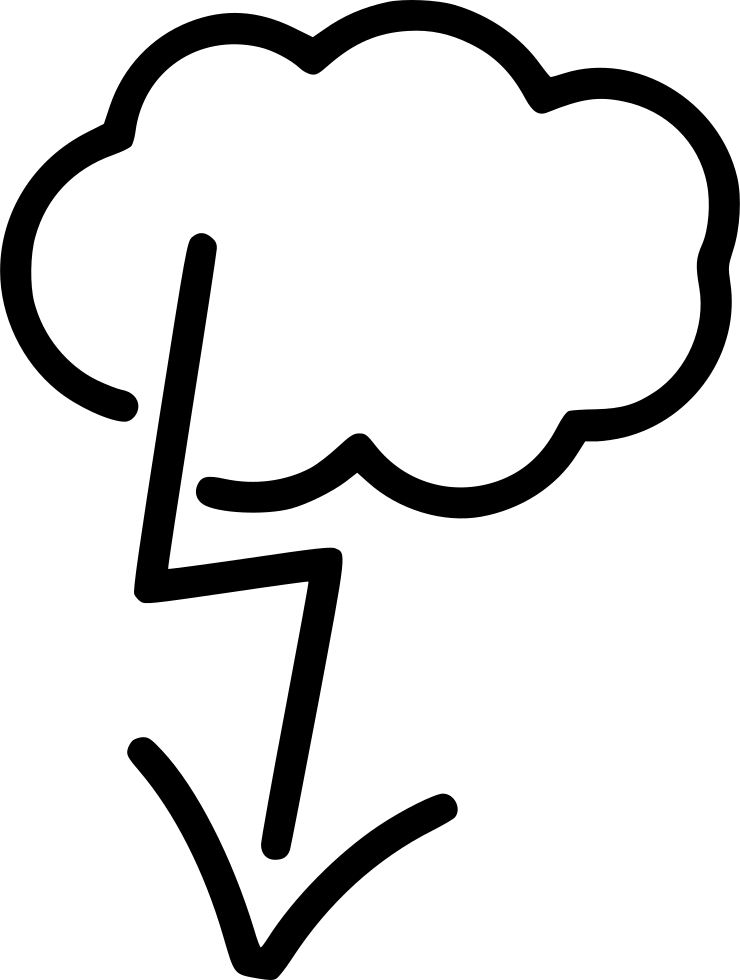 Lightning Strike Comments Clipart (740x980), Png Download