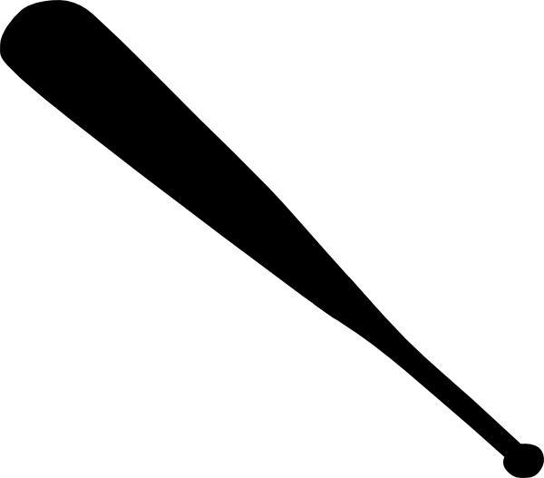 Baseball Bat Clipart - Png Download (600x527), Png Download