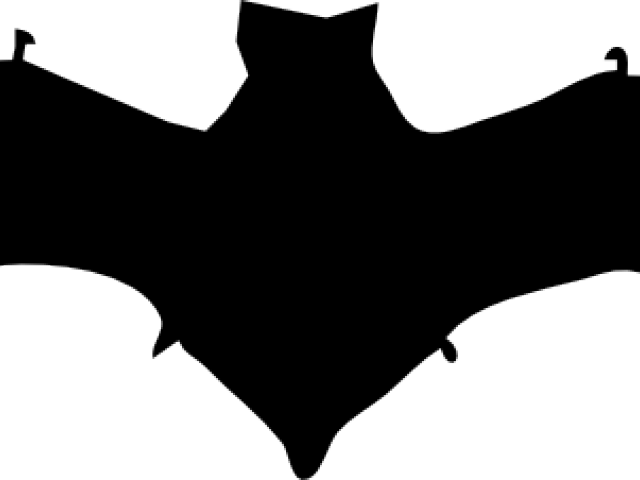 Silhouette Clipart Bat - Png Download (640x480), Png Download