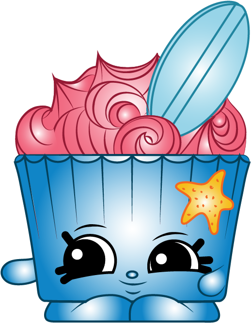 Png Free Library Waverley Cupcake A Common Shopkin Clipart (518x667), Png Download