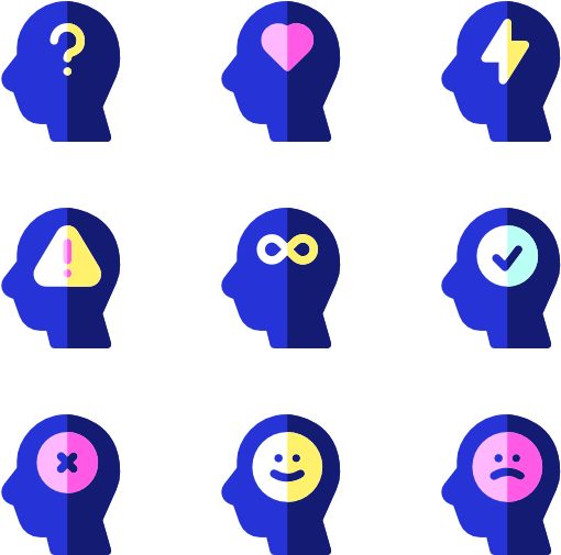 Thinking Icons Free Human Clipart (600x564), Png Download