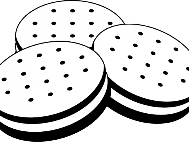 7 Biscuit Clipart Black And White Free Clip Art Stock - Png Download (640x480), Png Download