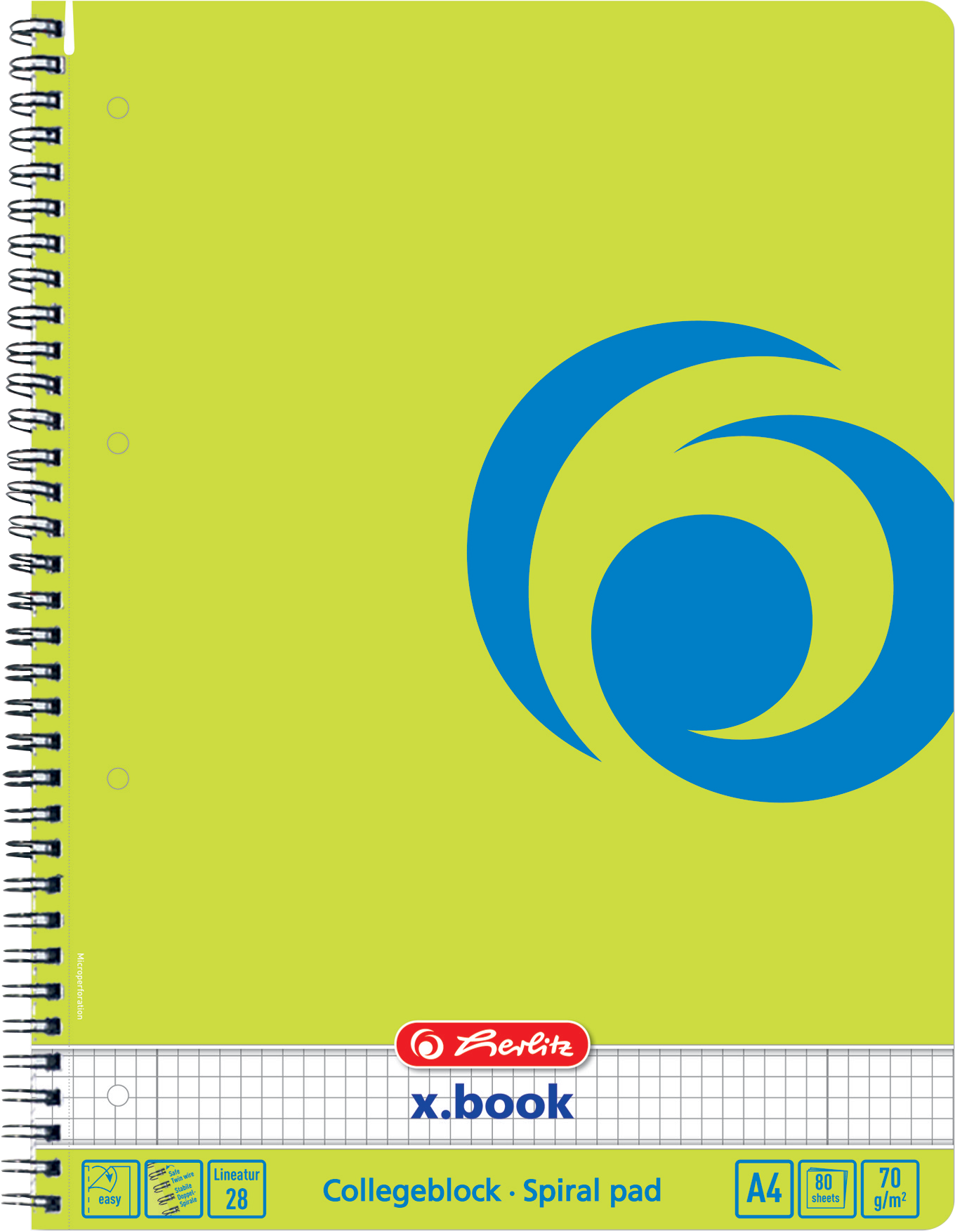 Clip Art Spiral Notebook A4/80 Sporty Lemon With Transparent - Png Download (2008x2008), Png Download
