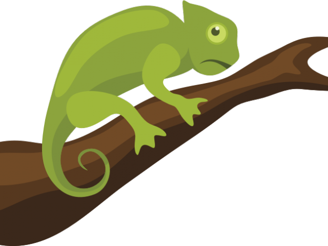 Lizard Clipart Camouflage Animal - Png Download (640x480), Png Download