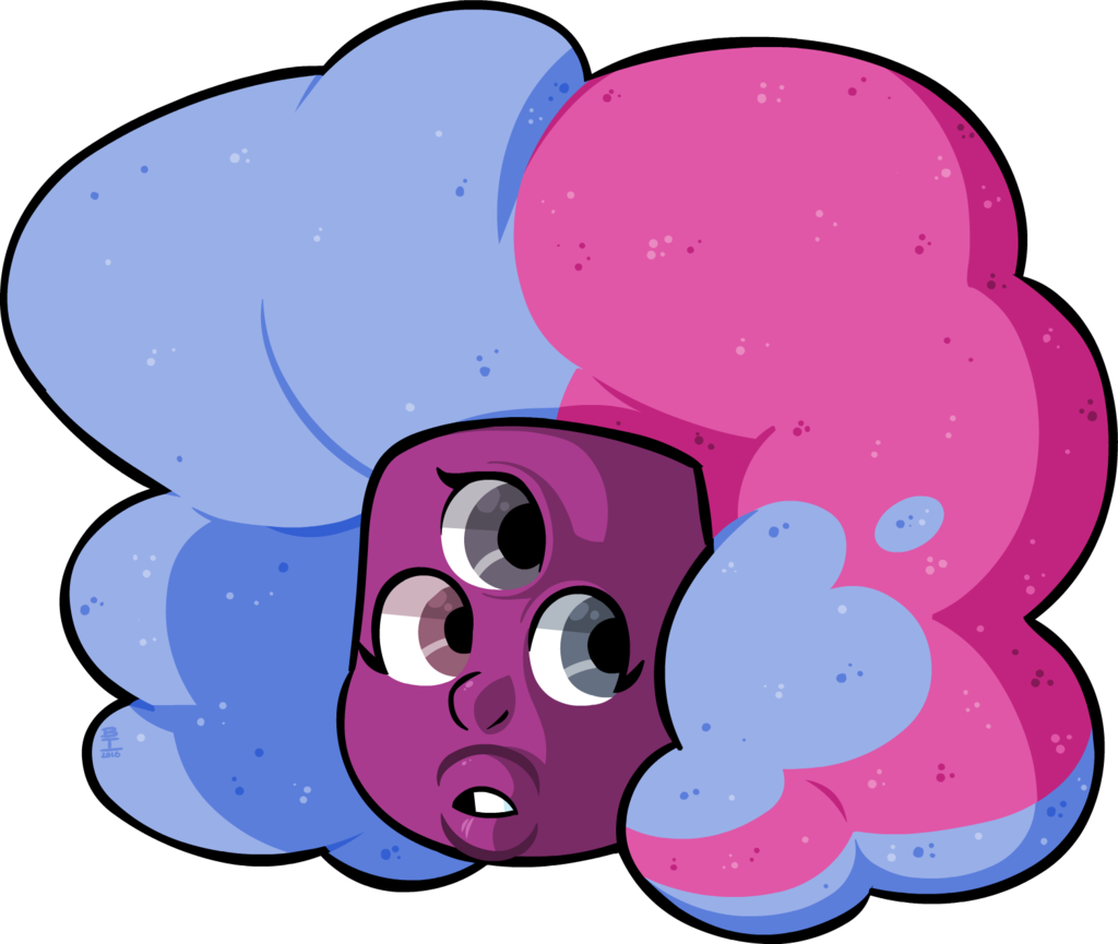 Cotton Candy Gem Clipart (1024x865), Png Download