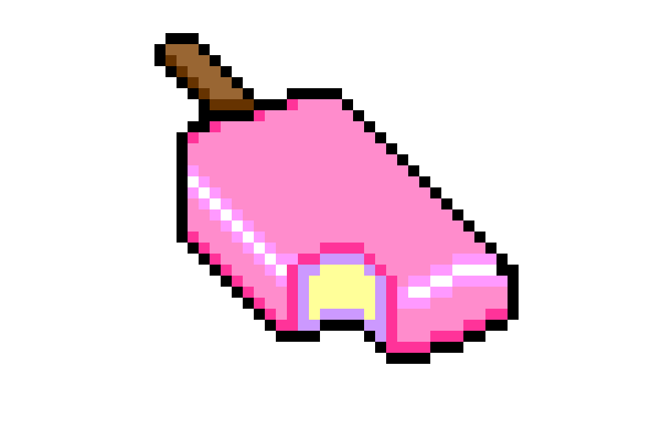 This Is An Ice Lolly Pixel Art I Made I Did However Clipart (960x640), Png Download