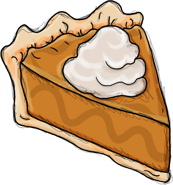 To Make Gluten Free, Substitute Crumbled Pie Slice Clipart (673x718), Png Download
