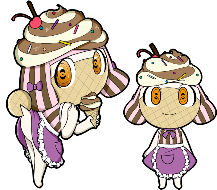 Color Me Ice Cream By X Spookyboo Ⓒ Clipart (737x662), Png Download