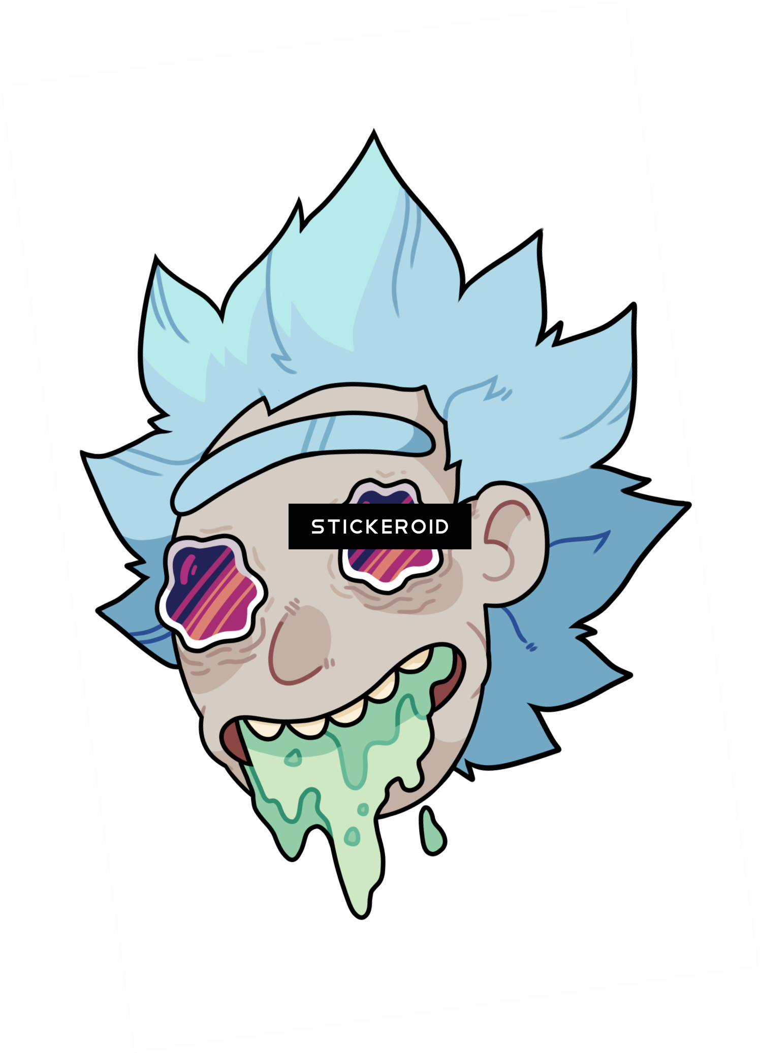 Download Hd And Morty Clipart (1496x2074), Png Download
