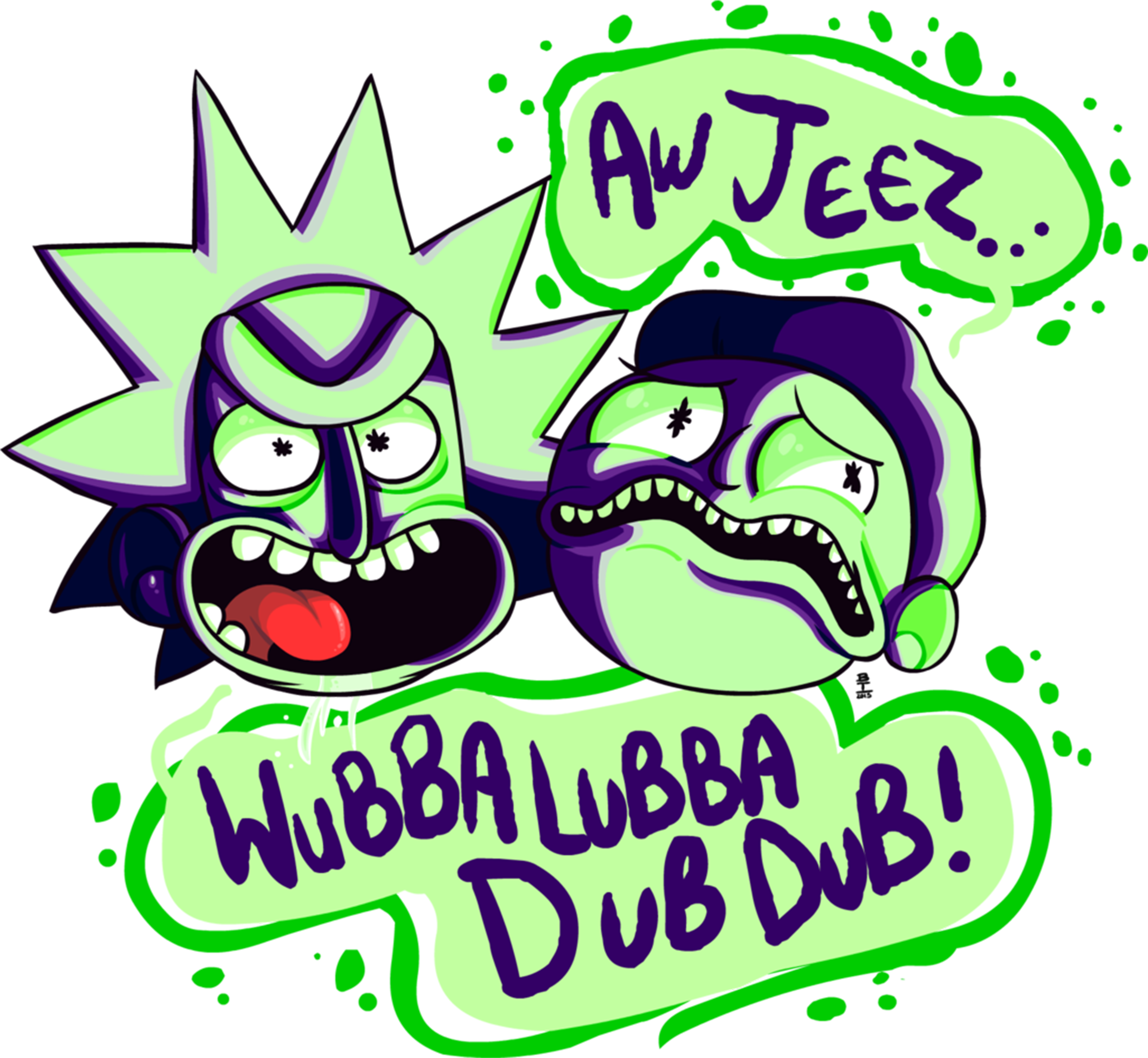Rick And Morty, Pickle Clipart (5000x5000), Png Download