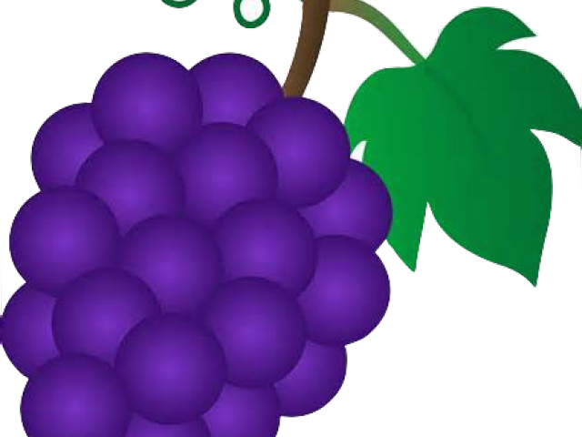 Grapes Clipart Wheat - Png Download (640x480), Png Download