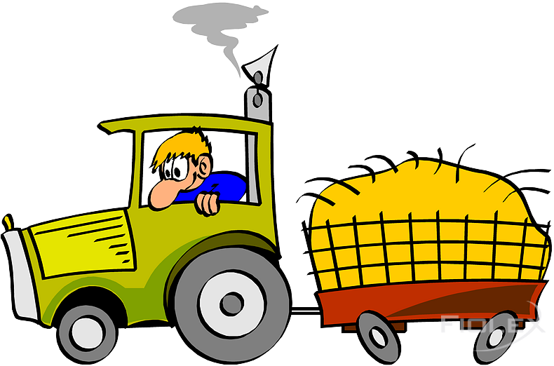 Tractor Clipart (800x521), Png Download