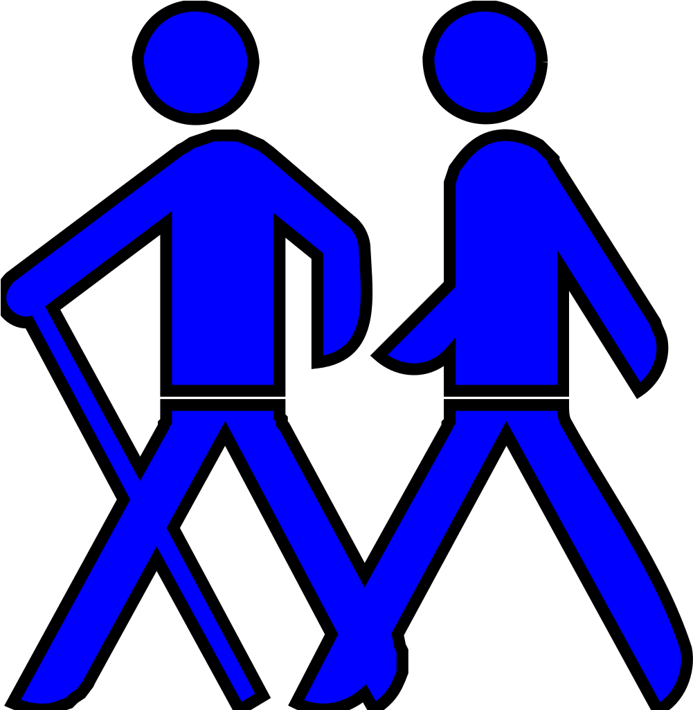 Hikingsign Europe Easy Clipart (1007x1024), Png Download