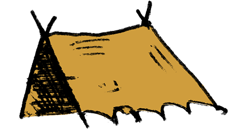 Me & My Tent Clipart (800x400), Png Download