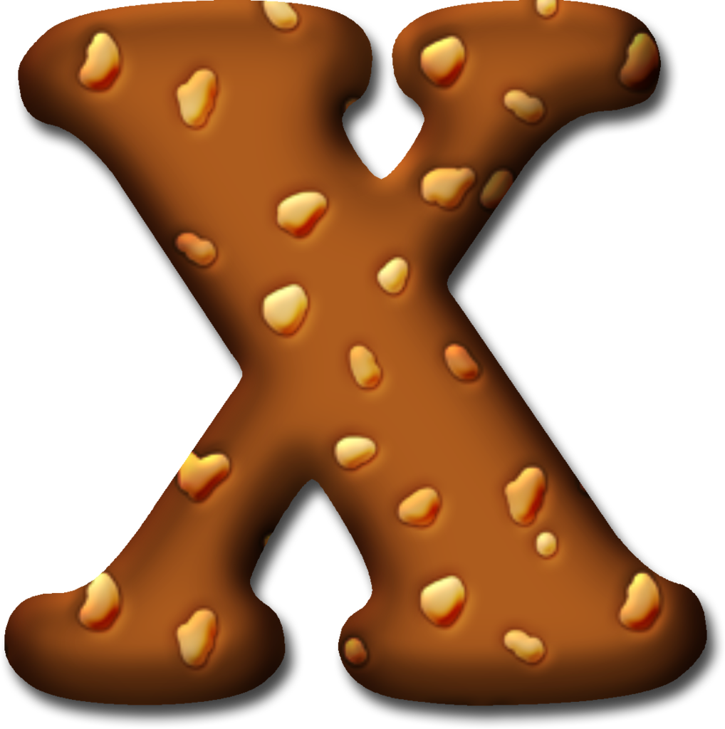 B *✿* Food Alphabet, Alphabet Letters, Chocolate Letters, Clipart (1018x1024), Png Download