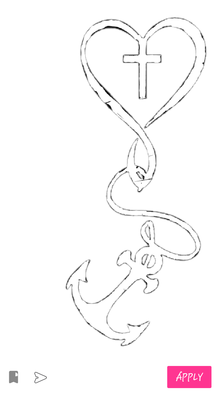 Download Heart Anchor Cross Clipart Full Size Clipart 2695964 Pinclipart