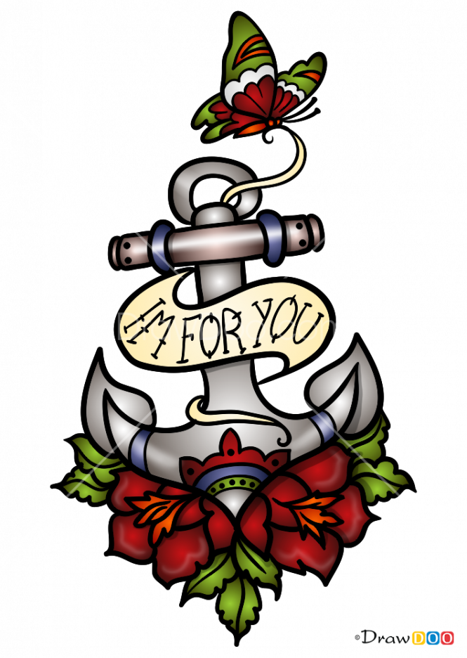 How To Draw Tattoo Clipart (665x936), Png Download