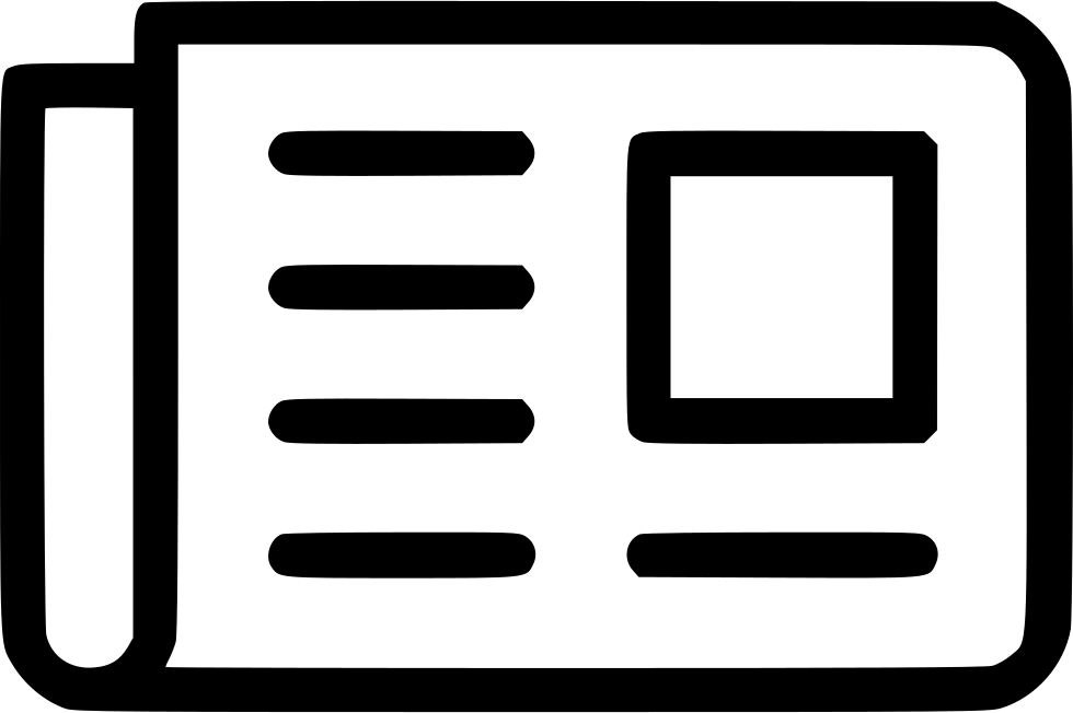 Newspaper Reading News Comments Clipart (980x652), Png Download