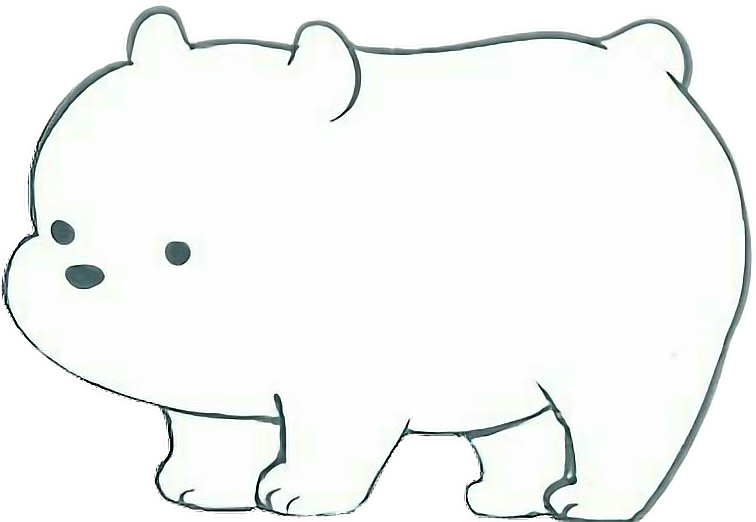 Polar Clipart Cute Anime - Png Download (756x522), Png Download
