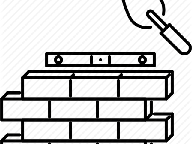 Bricks Clipart Stone Outline - Png Download (640x480), Png Download